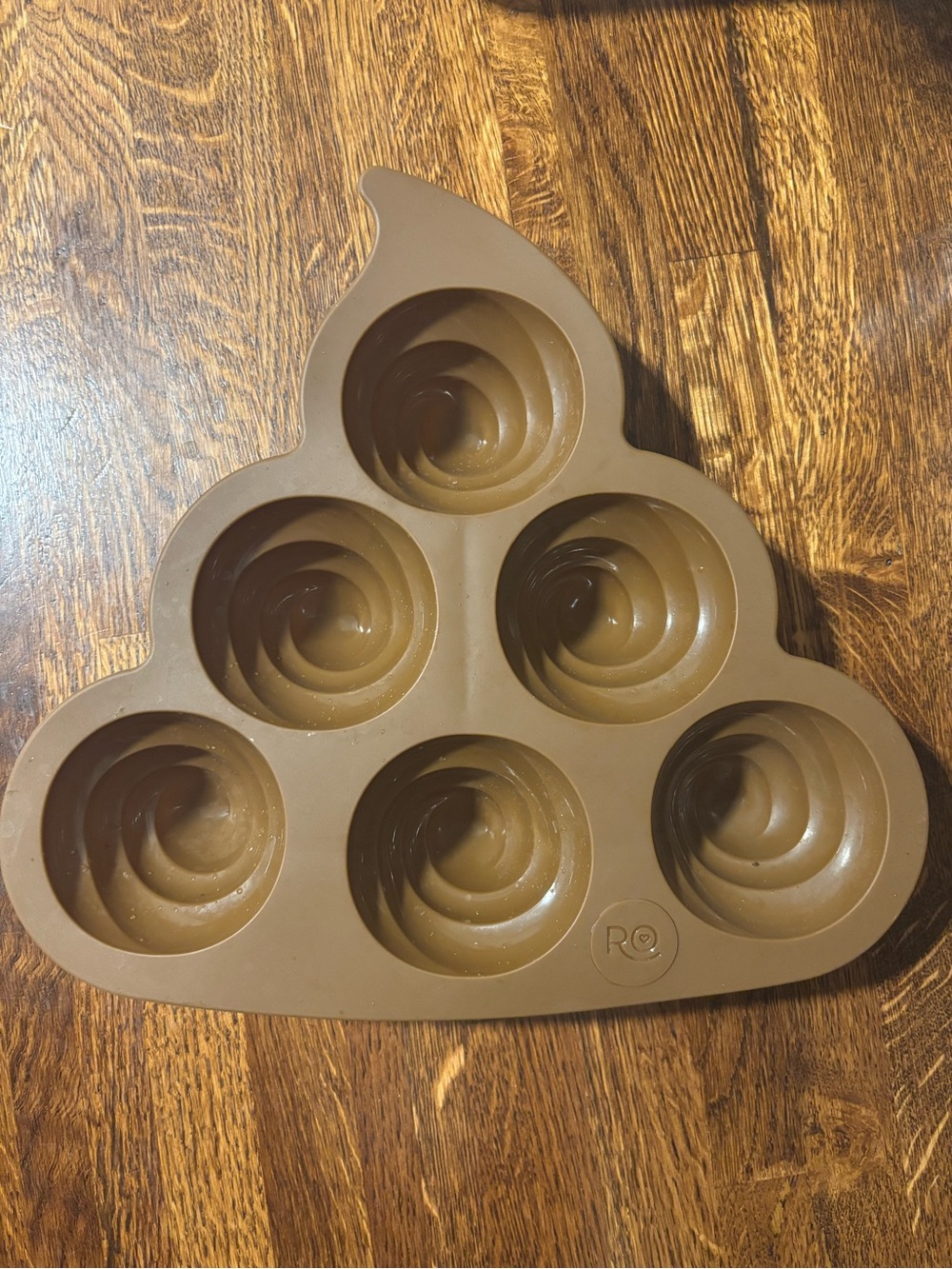 Rosanna Pansino by Wilton Brown Silicone Poo Emoji Swirl Baking Mold